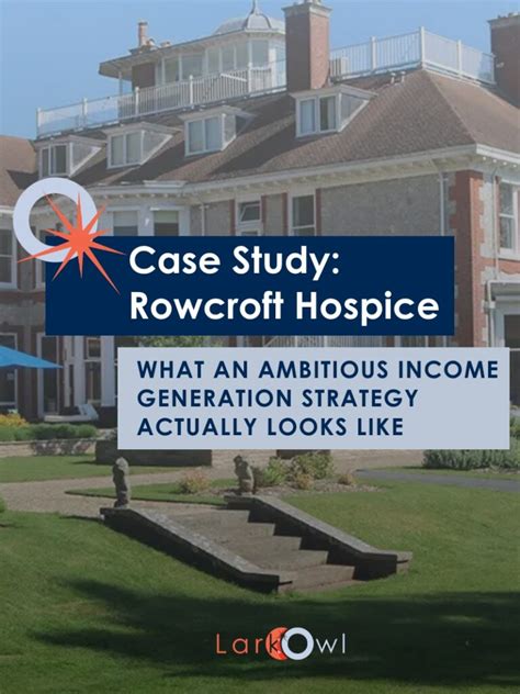 What an ambitious income generation strategy ACTUALLY looks .